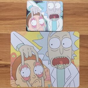 Wallet & Mouse Mat- Rick & Morty
